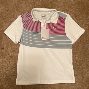 NWT Puma boys XS golf shirt